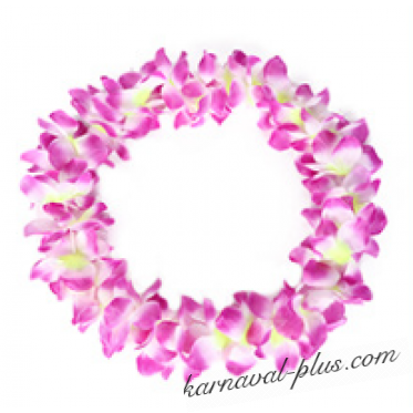Ожерелье гавайское Лепестки фиолетовые